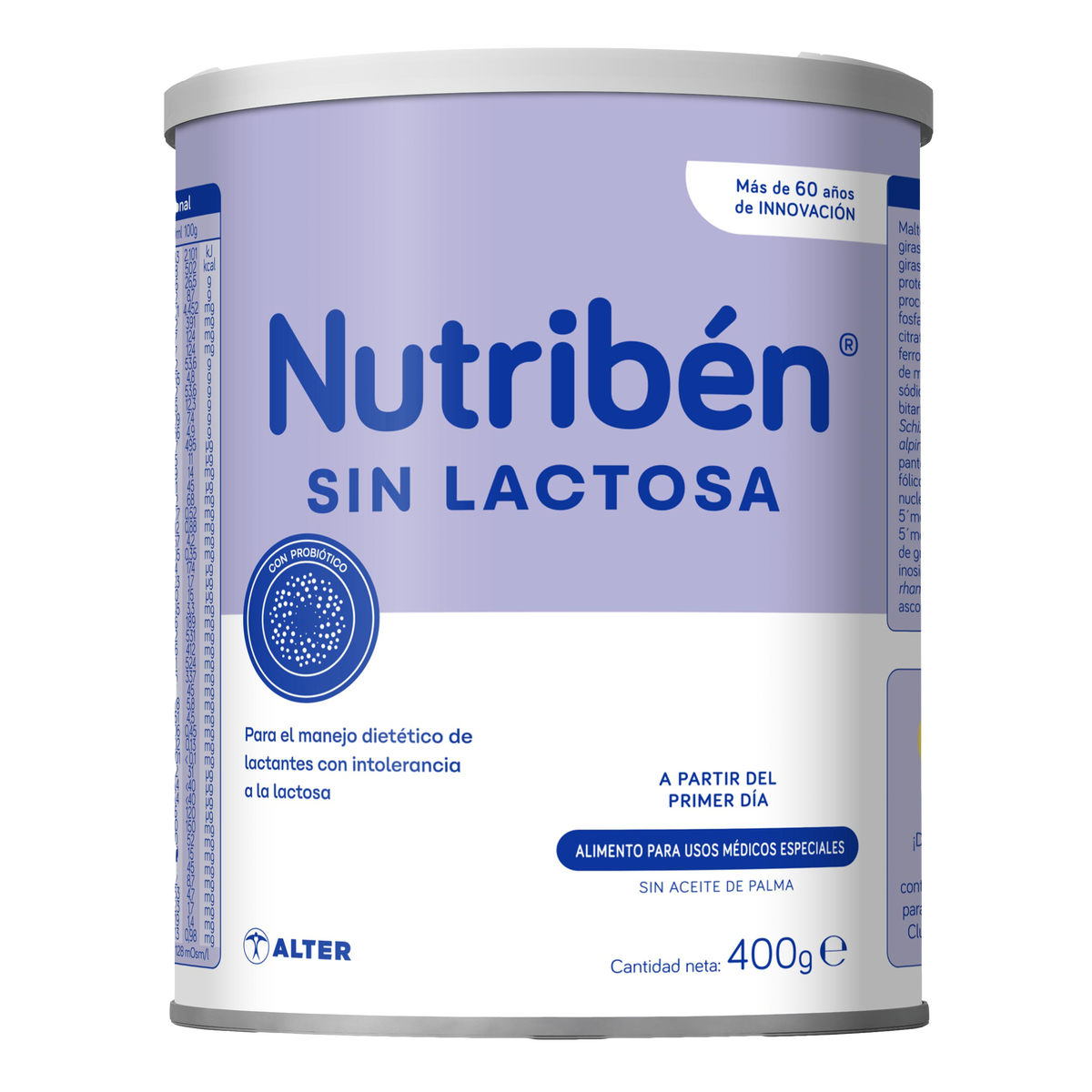 Nutribén® Sin Lactosa: para bebés desde su nacimiento con intolerancia a la lactosa