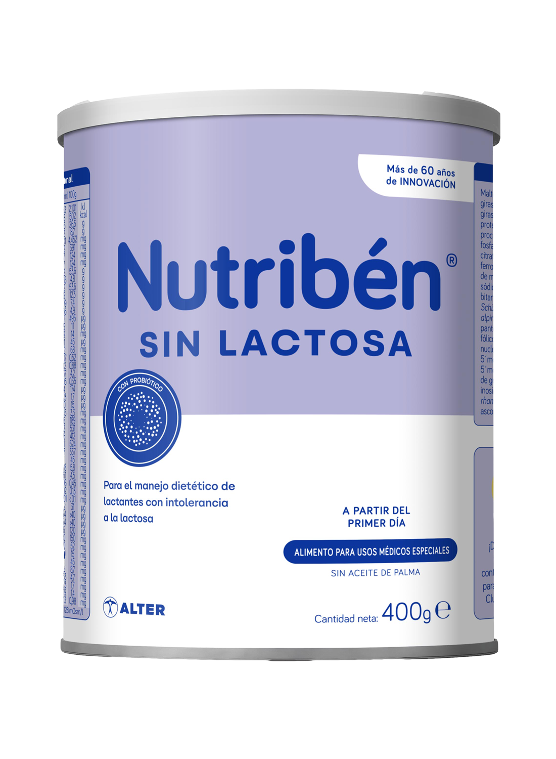 Nutribén® Sin Lactosa: para bebés desde su nacimiento con intolerancia a la lactosa