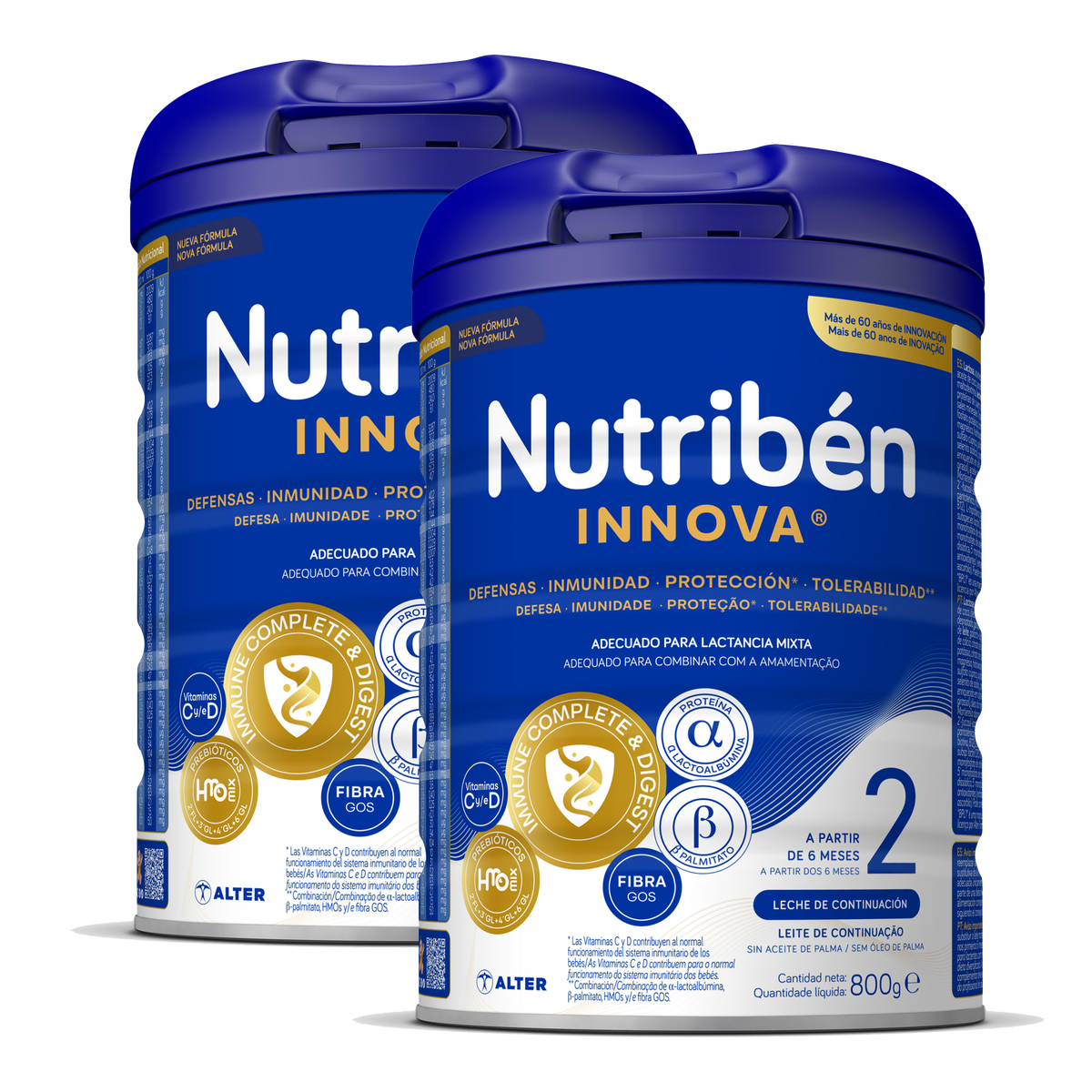Pack Ahorro Nutribén innova® 2: Leche de continuación de 6 a 12 meses
