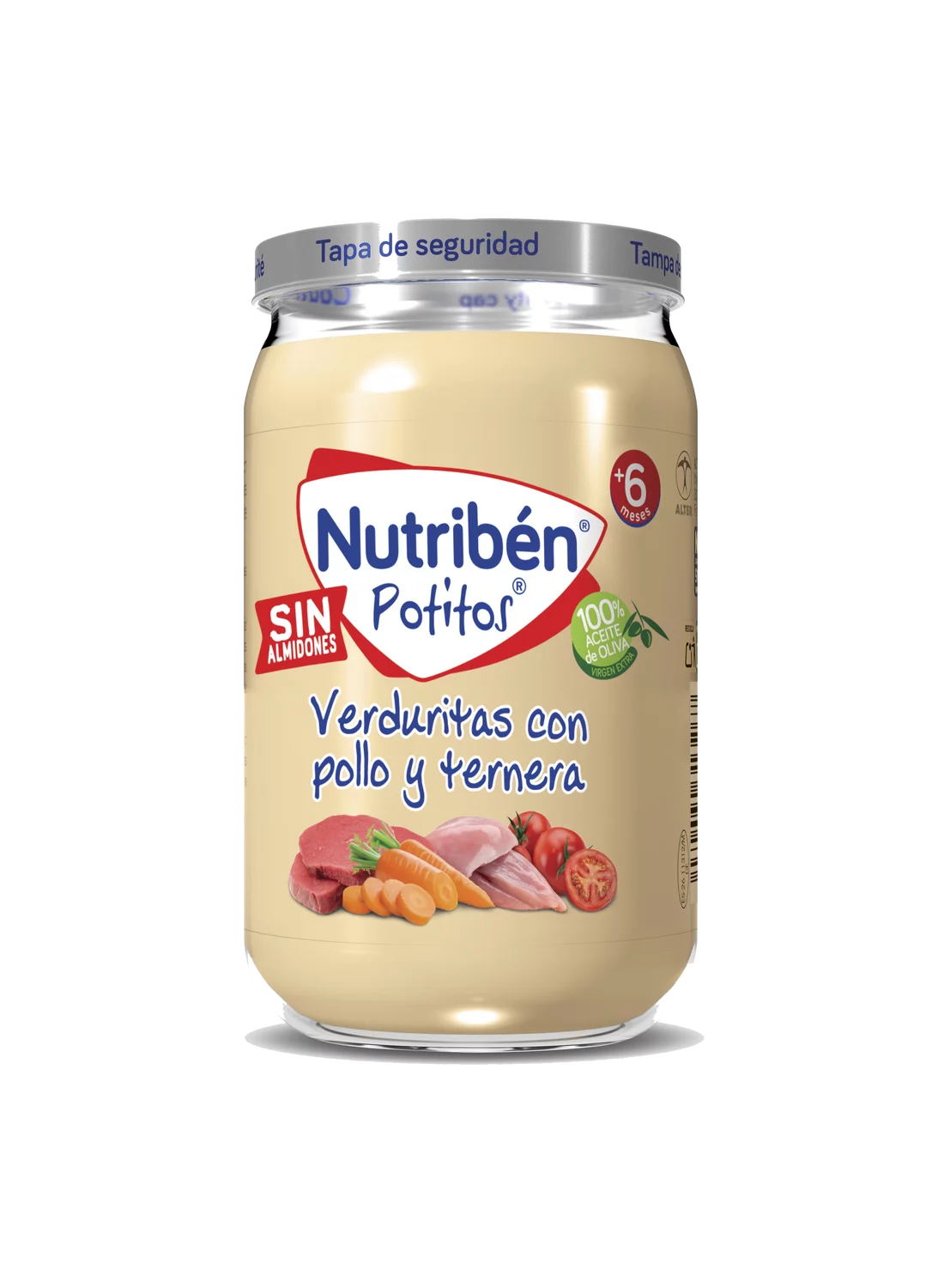 Potito de verduritas pollo y ternera