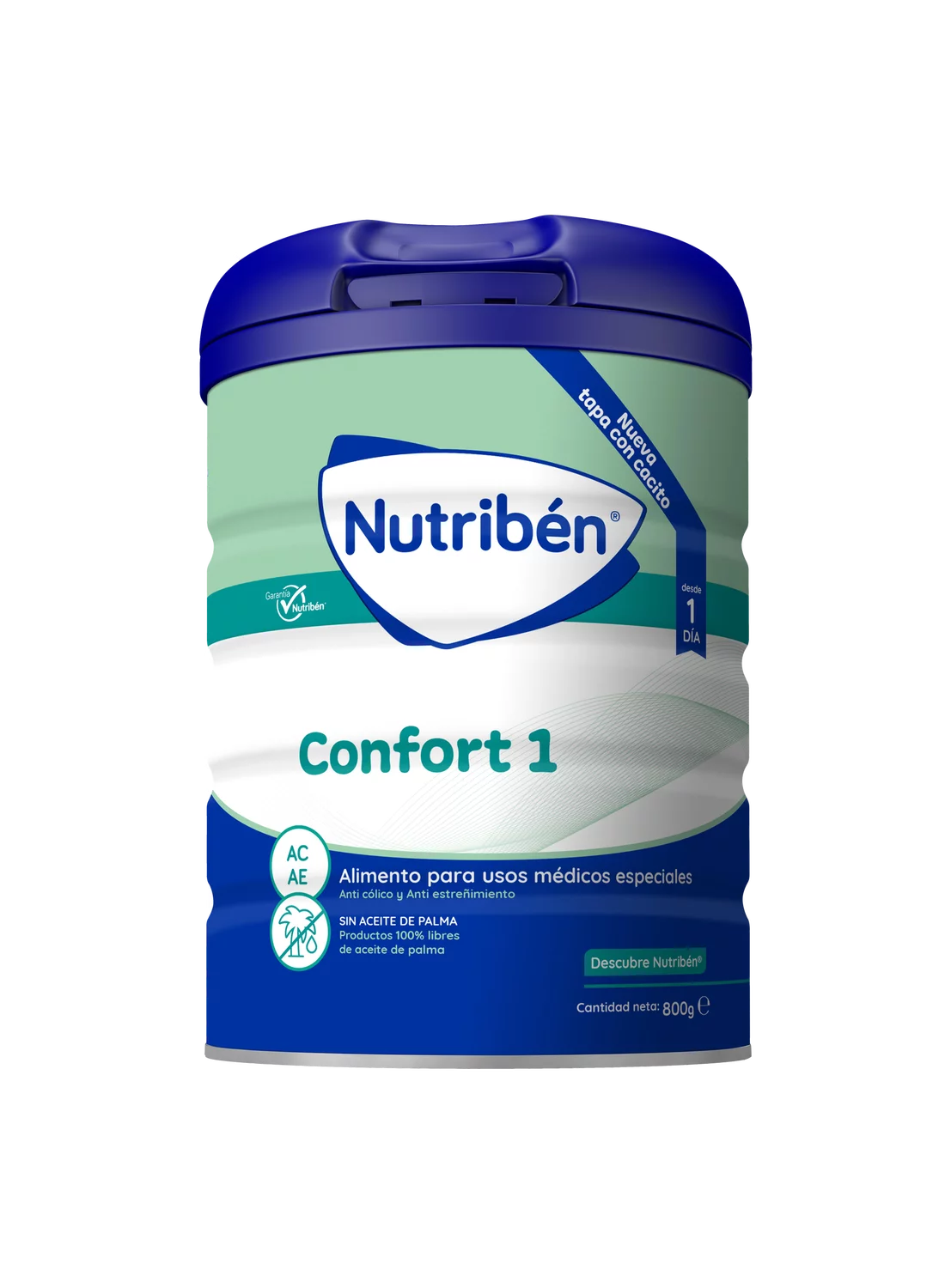 Nutribén® Confort 1: Leche de fórmula para recién nacido anticolicos y antiestreñimiento