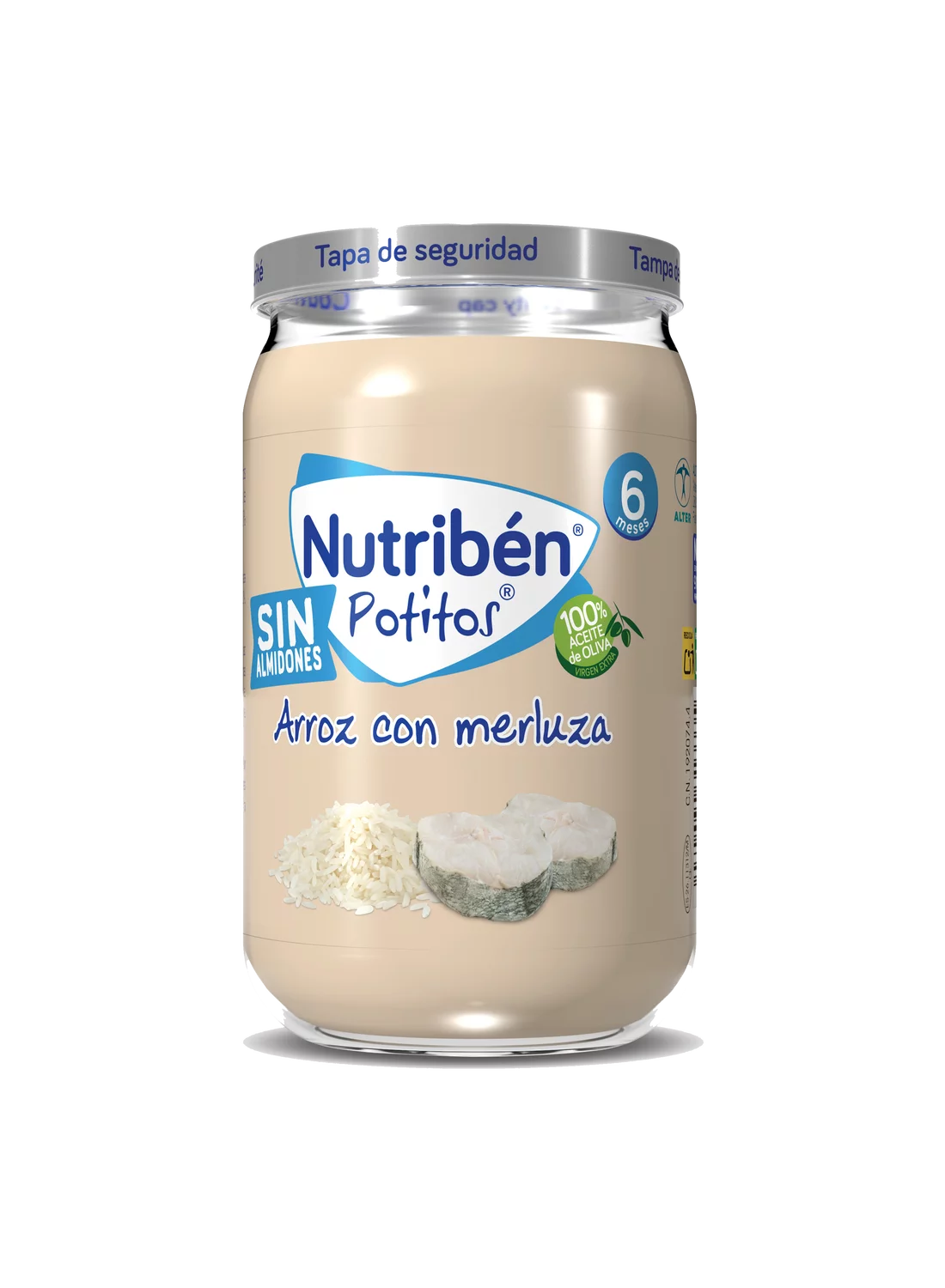 Potito arroz con merluza