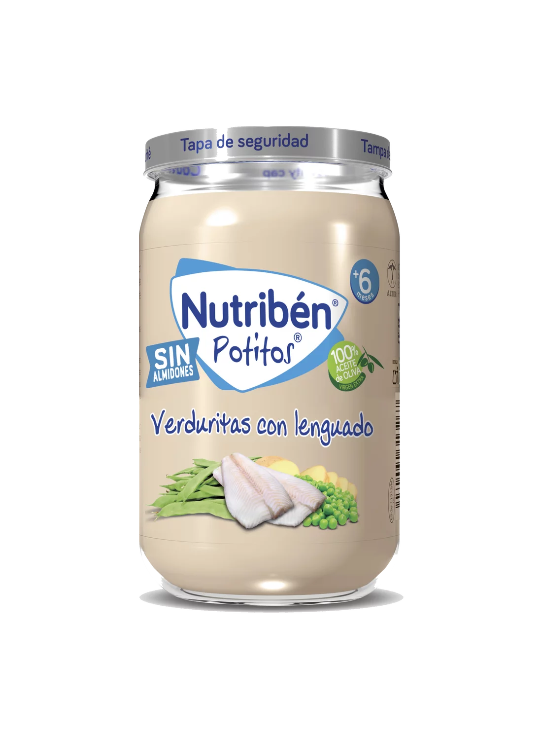 Potito de verduritas con Lenguado
