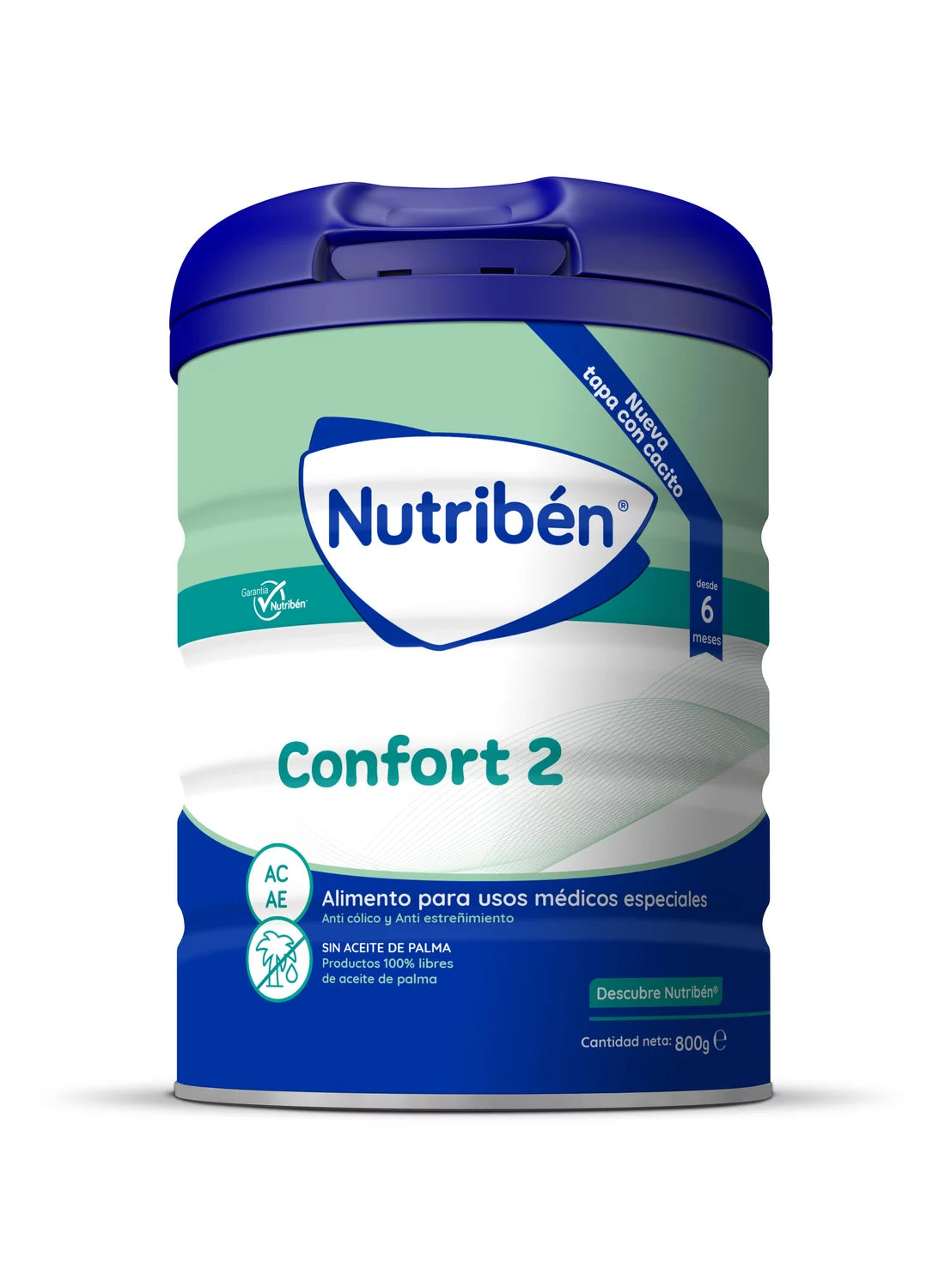 Nutribén® Confort 2: Leche de fórmula para cólicos y estreñimiento desde los 6 meses