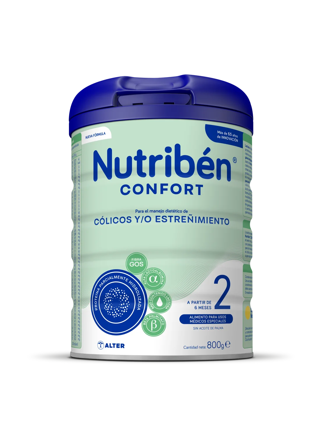 Nutribén® Confort 2: Leche de fórmula para cólicos y estreñimiento desde los 6 meses