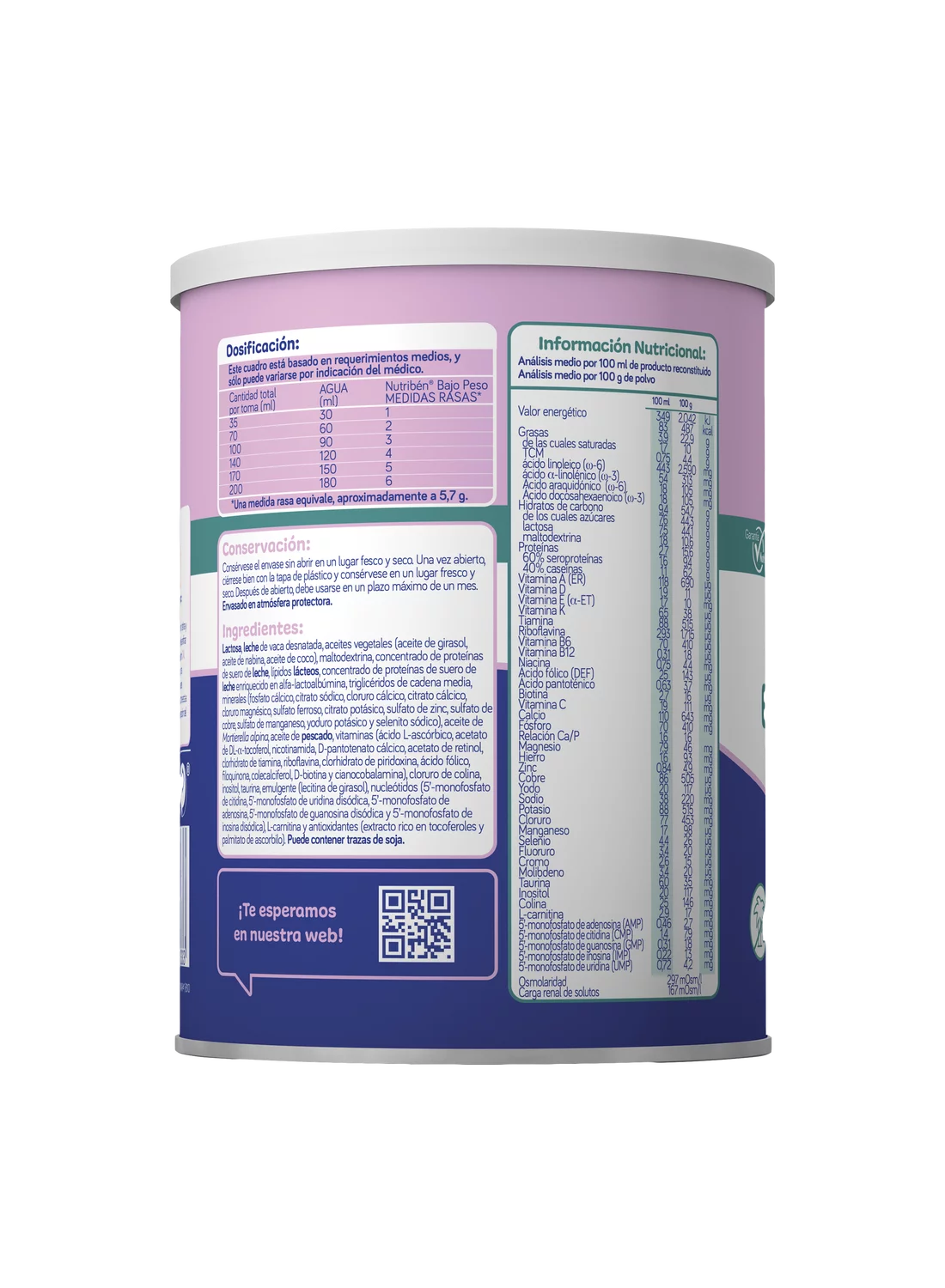 Nutribén® Bajo peso: para bebés desde el primer día (1)