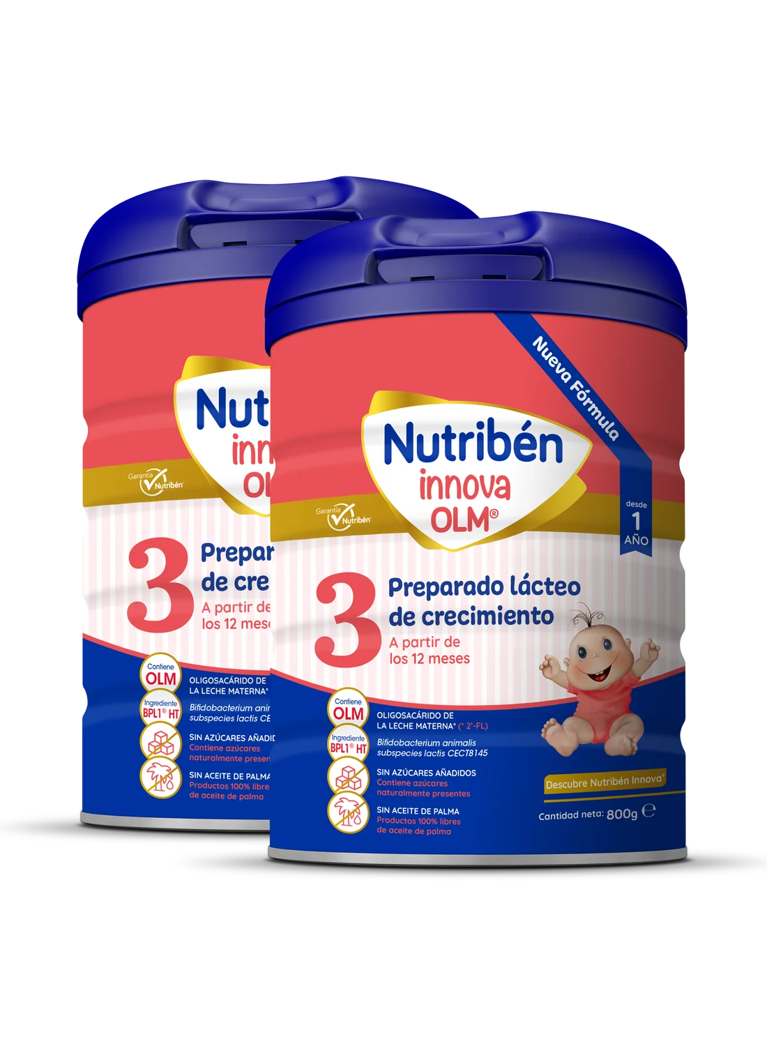 Pack Ahorro Nutribén innova® 3: Leche de fórmula de crecimiento para bebés desde los 12 meses