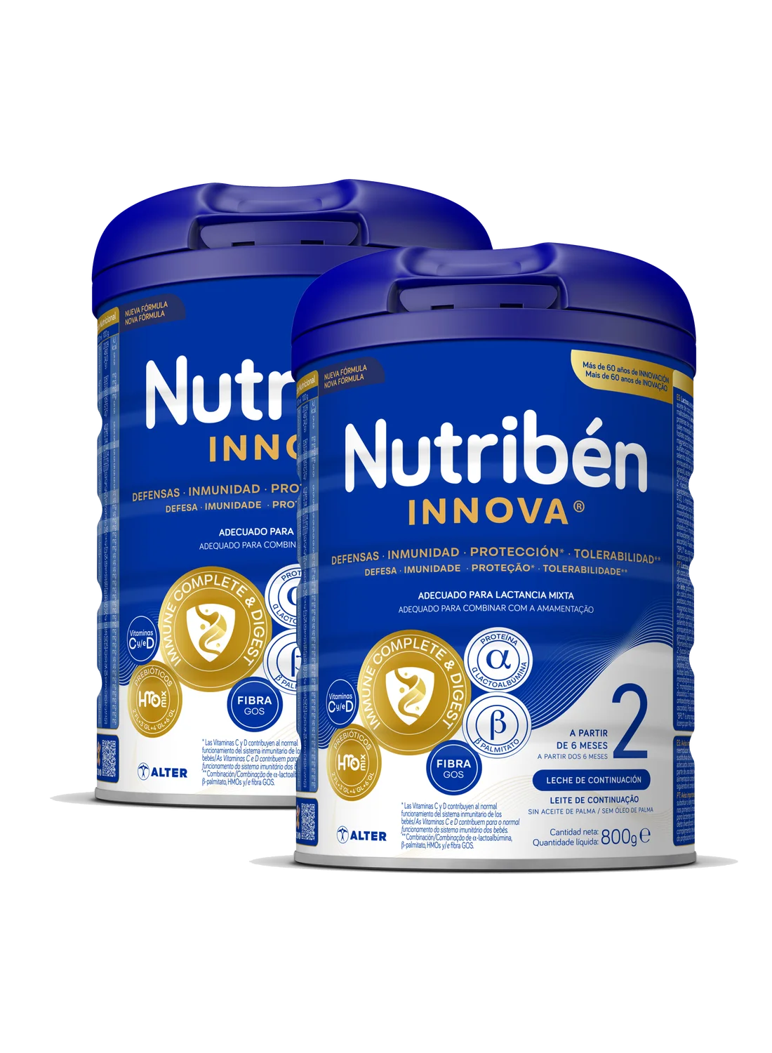 Pack Ahorro Nutribén innova® 2: Leche de continuación de 6 a 12 meses