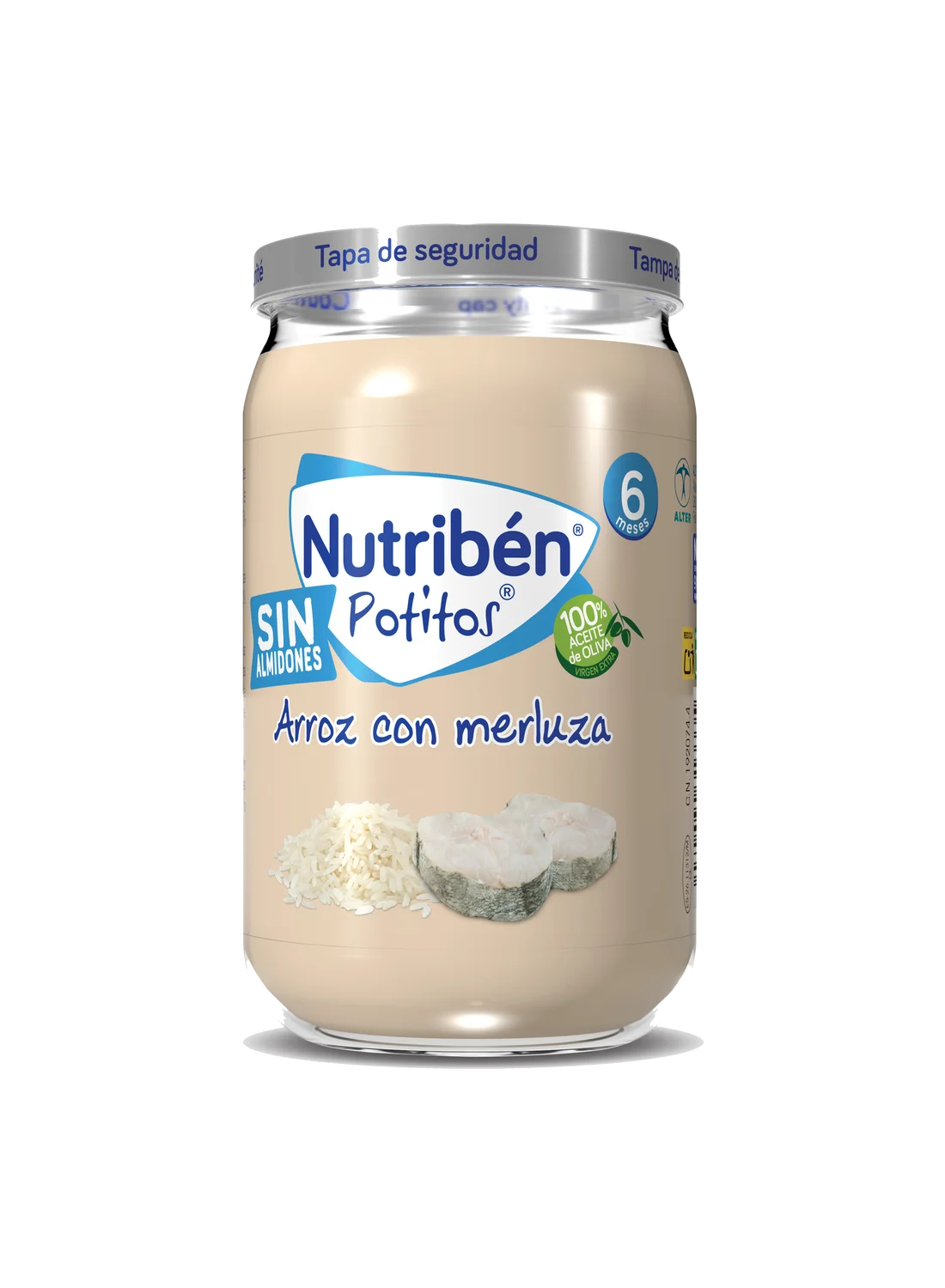 Pack 24 Potitos: Menestra de cordero, Verduritas con pollo, Arroz con merluza y Manzana, naranja, plátano y galleta (3)