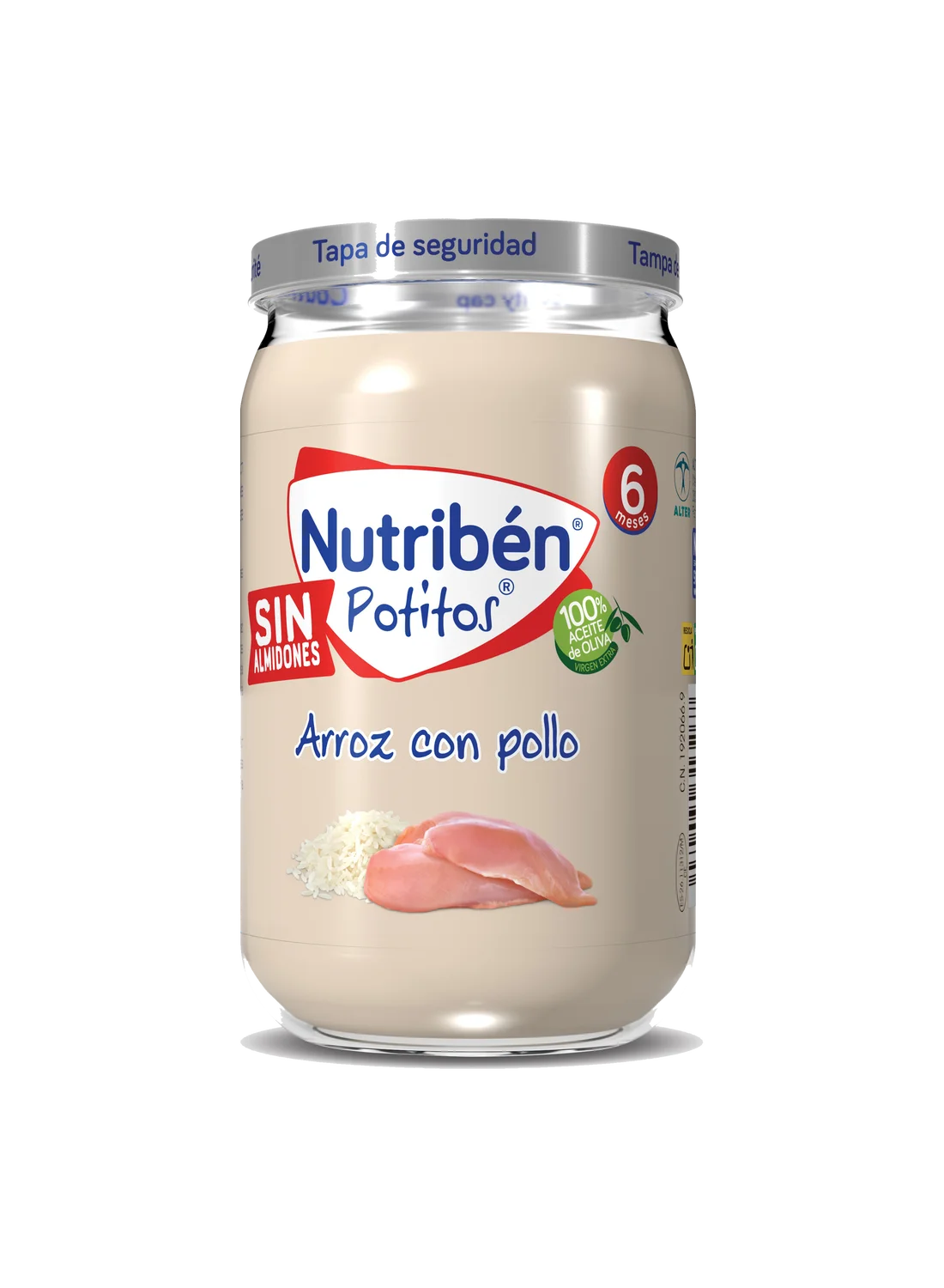 Pack 24 Potitos: Menestra de cordero, Verduritas con pollo, Arroz con merluza y Manzana, naranja, plátano y galleta (2)