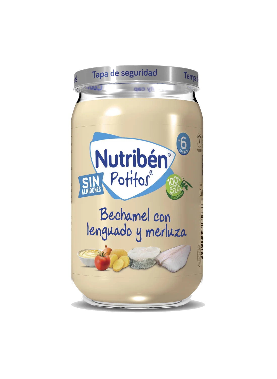 Potito bechamel con lenguado y merluza (1)