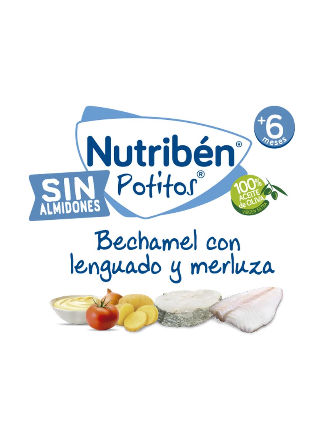 Pack ahorro de 6 Potitos de bechamel con lenguado y merluza (2)