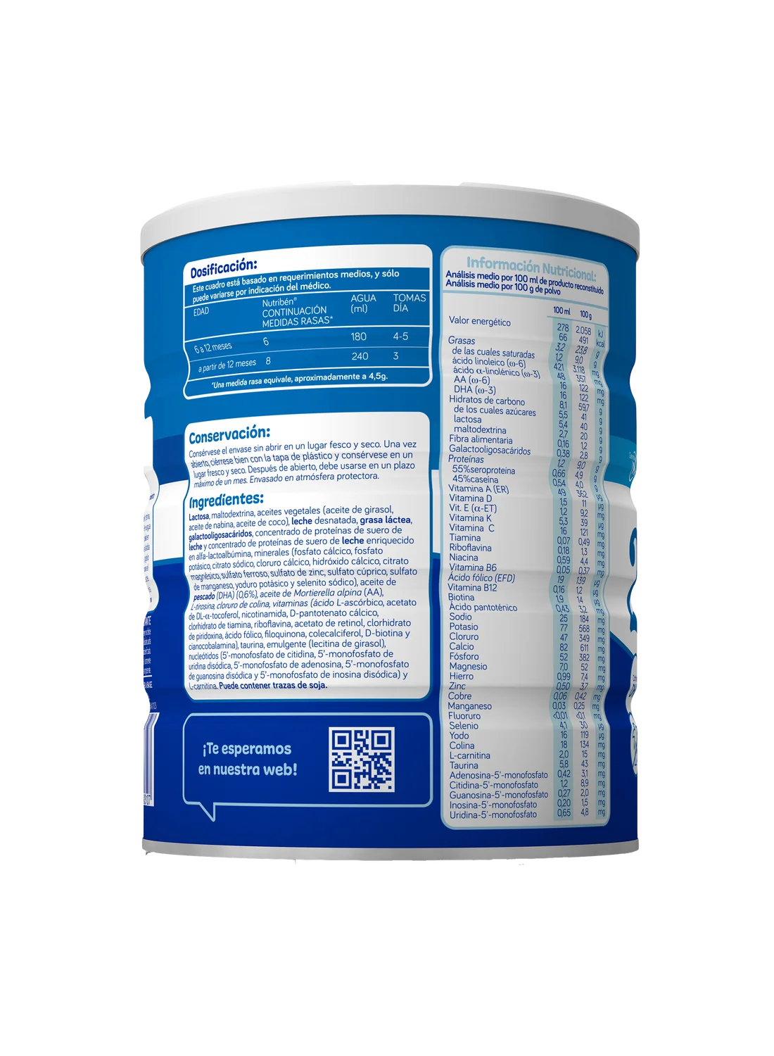 Pack ahorro Nutribén® Continuación Pro-α 2: Leche de fórmula de continuación para bebés de 6 a 12 meses (2)