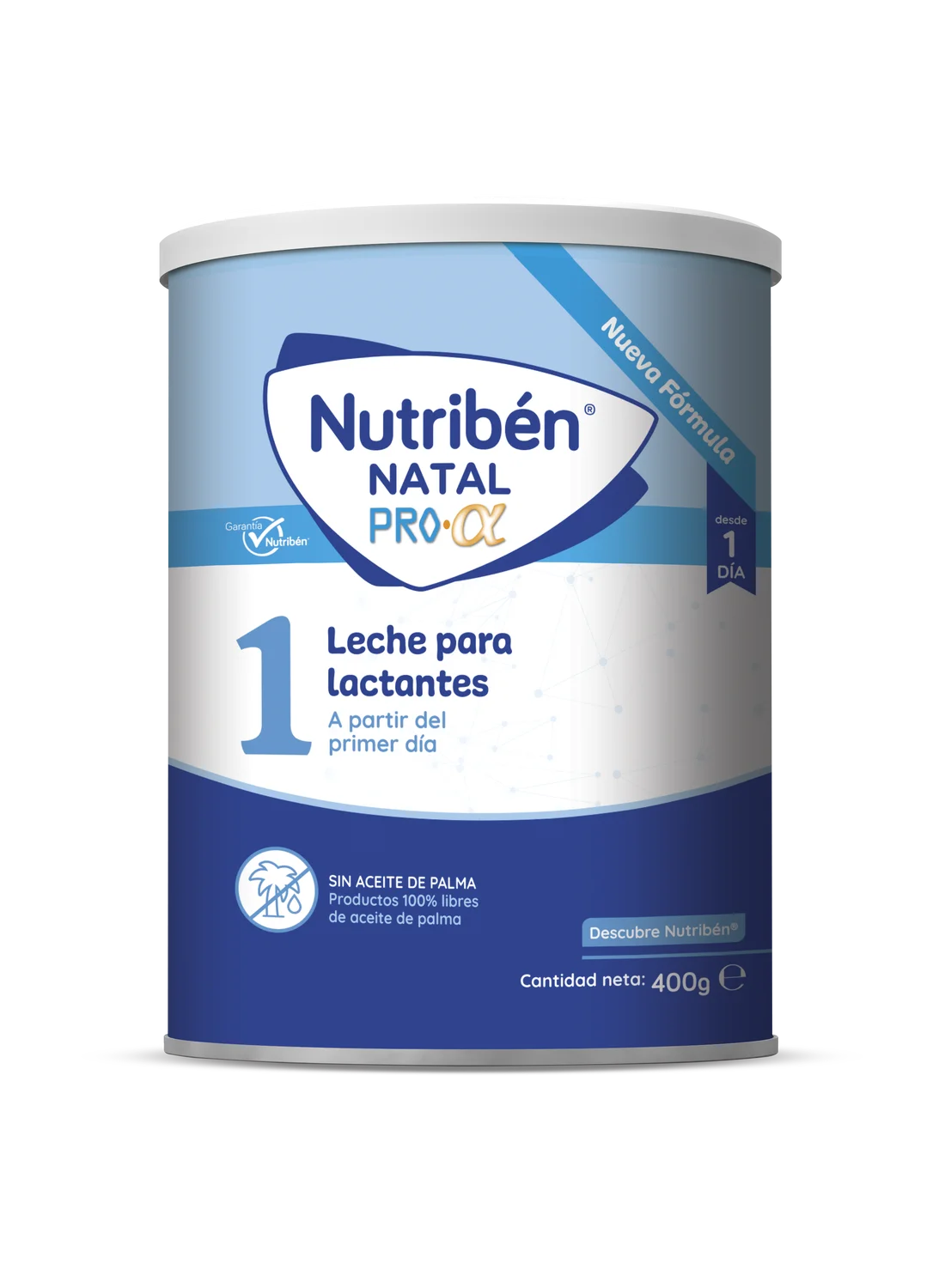 Nutribén® Natal Pro-α: Leche de fórmula para recién nacido 400 gr (2)