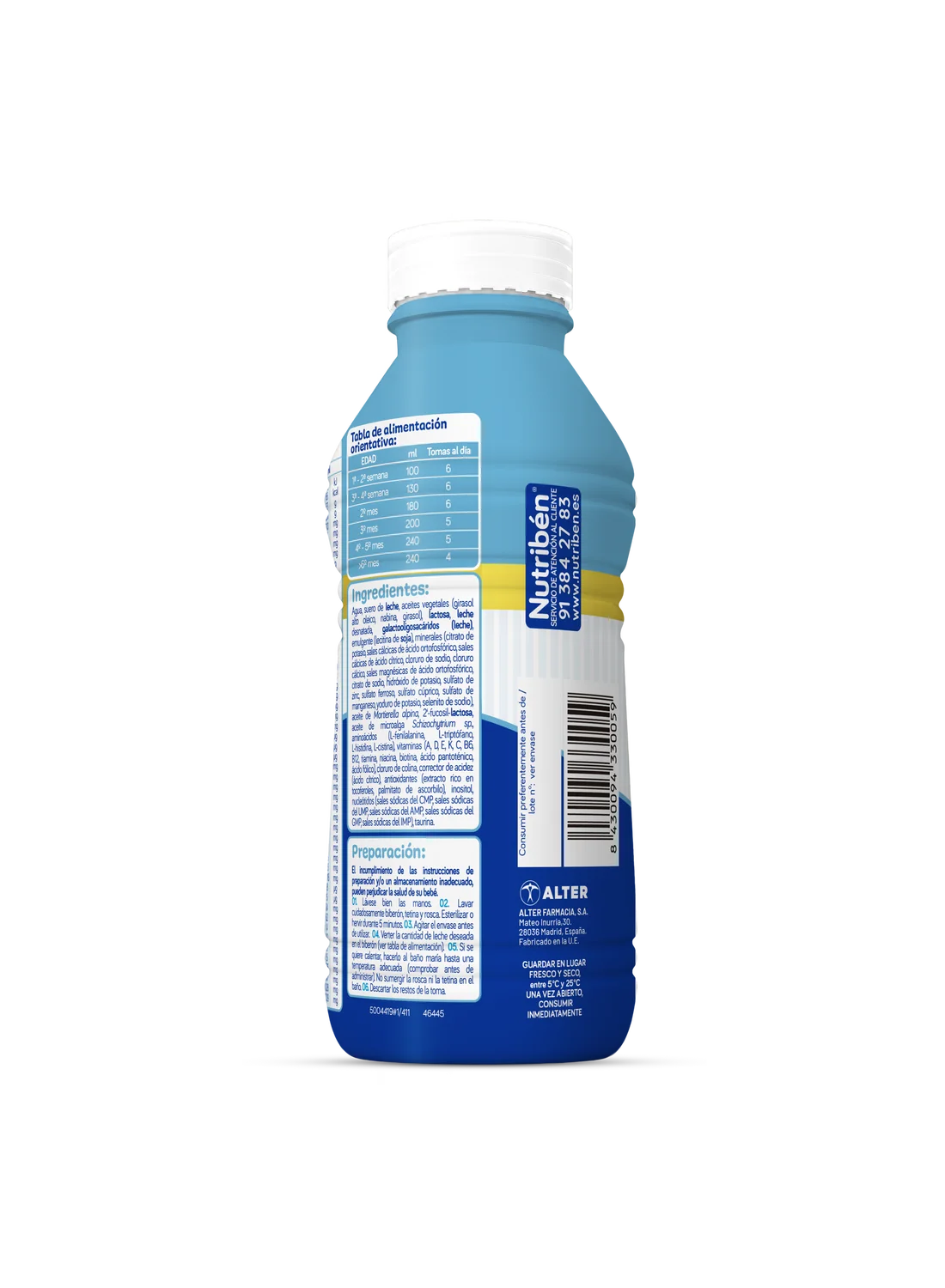Pack ahorro 12 Leches líquidas Nutribén innova® : Leche de fórmula para recién nacido (2)