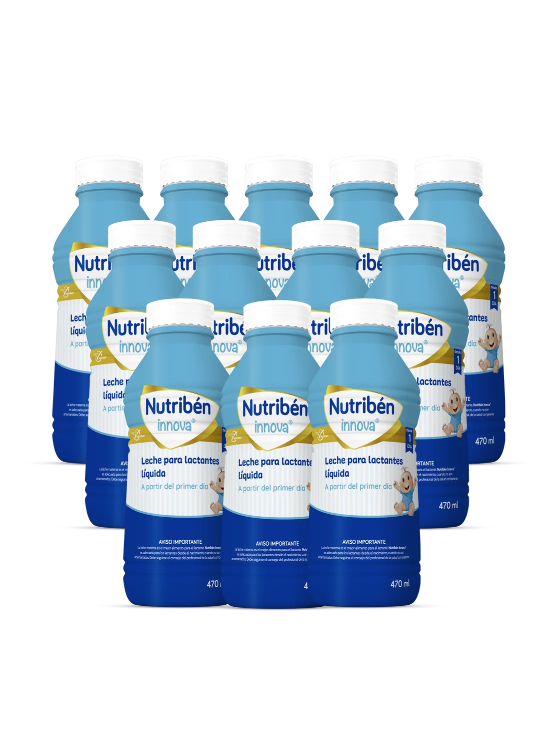 Pack ahorro 12 Leches líquidas Nutribén innova® : Leche de fórmula para recién nacido