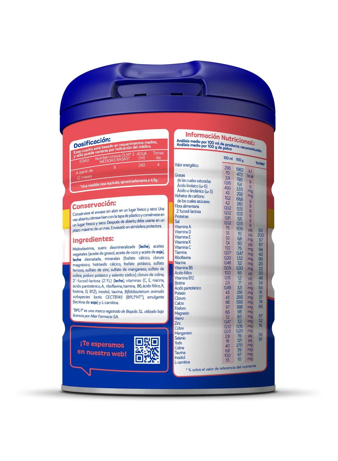 Nutribén innova® 3: Leche de fórmula de crecimiento para bebés de más de 12 meses (2)