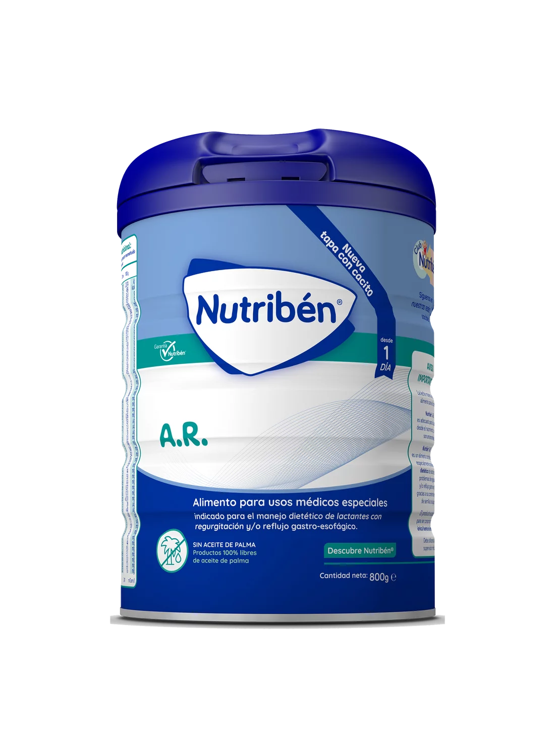 Nutribén® A.R.: Leche de fórmula para recién nacido antireflujo y antiregurgitación