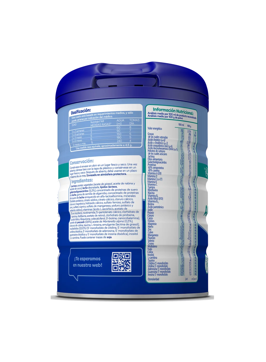 Nutribén® A.R.: Leche de fórmula para recién nacido antireflujo y antiregurgitación (1)
