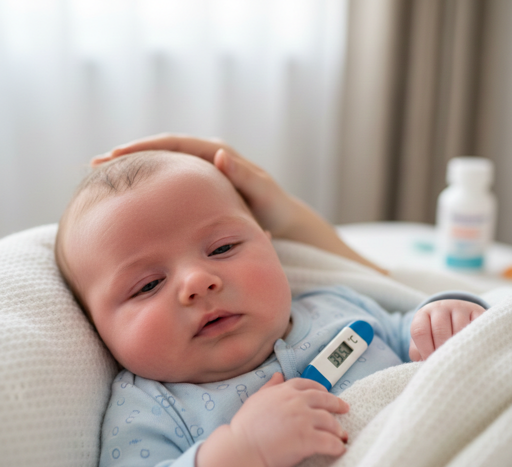 Mi bebé tiene fiebre