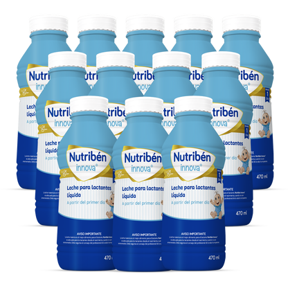 Pack ahorro 12 Leches líquidas Nutribén innova® : Leche de fórmula para recién nacido
