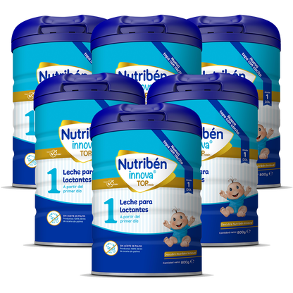 Pack ahorro 6 Nutribén innova® 1: Leche de fórmula para recién nacido
