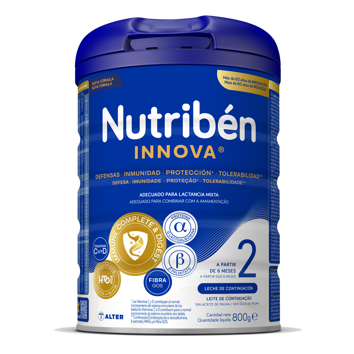 Nutribén innova® 2: Leche de fórmula de continuación para bebés de 6 a 12 meses