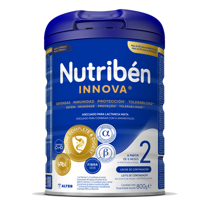 Nutribén innova® 2: Leche de fórmula de continuación para bebés de 6 a 12 meses
