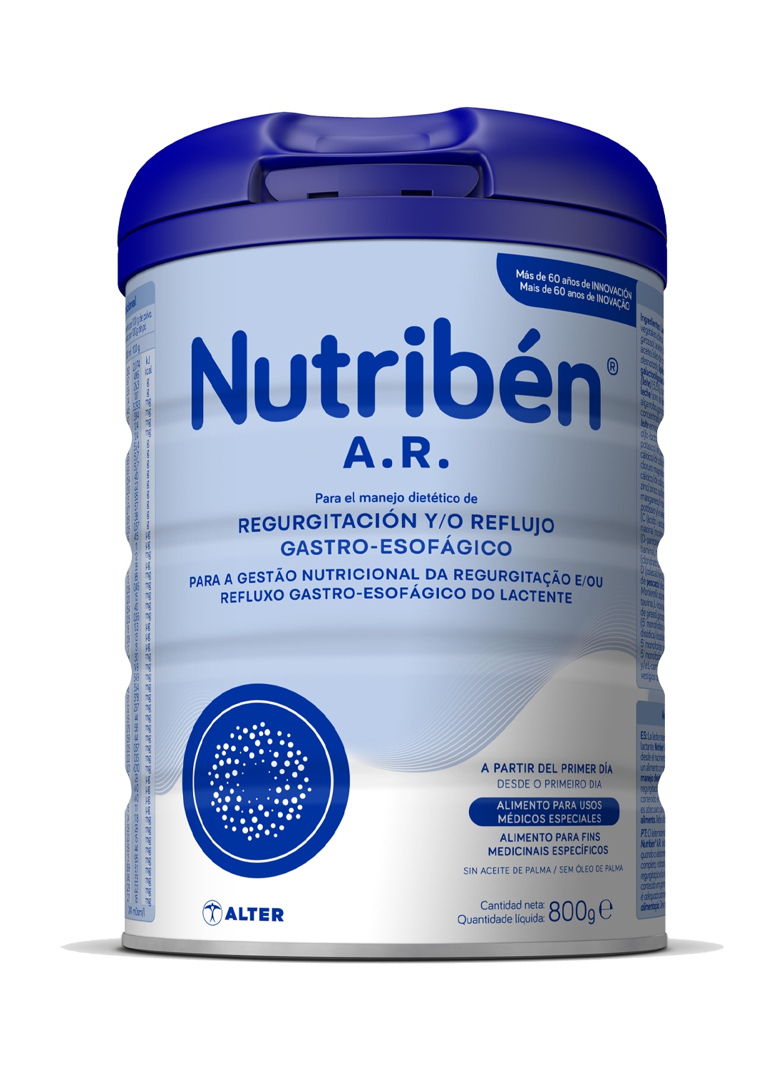 Nutribén® A.R.: Leche de fórmula para recién nacido antireflujo y antiregurgitación