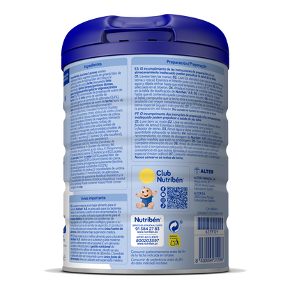 Nutribén® A.R.: Leche de fórmula para recién nacido antireflujo y antiregurgitación