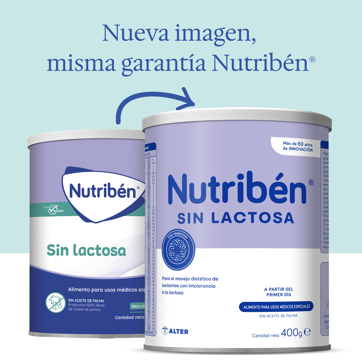 Nutribén® Sin Lactosa: para bebés desde su nacimiento con intolerancia a la lactosa
