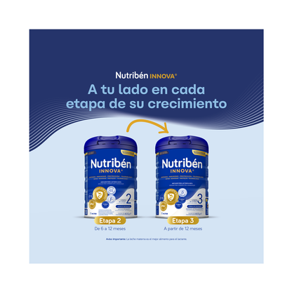 Nutribén innova® 2: Leche de fórmula de continuación para bebés de 6 a 12 meses
