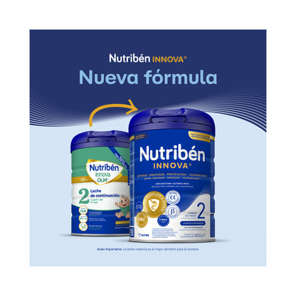 Nutribén innova® 2: Leche de fórmula de continuación para bebés de 6 a 12 meses
