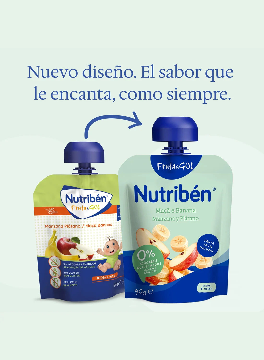Bolsita de Fruta&GO! Manzana y plátano (2)