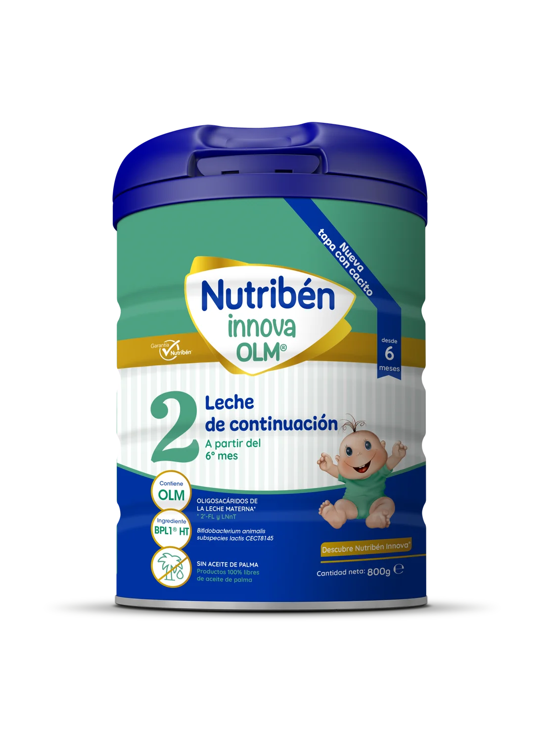 Nutribén innova® 2: Leche de fórmula de continuación para bebés de 6 a 12 meses