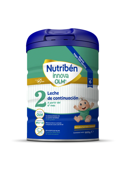 Nutribén innova® 2: Leche de fórmula de continuación para bebés de 6 a 12 meses