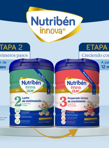 Nutribén innova® 2: Leche de fórmula de continuación para bebés de 6 a 12 meses (3)
