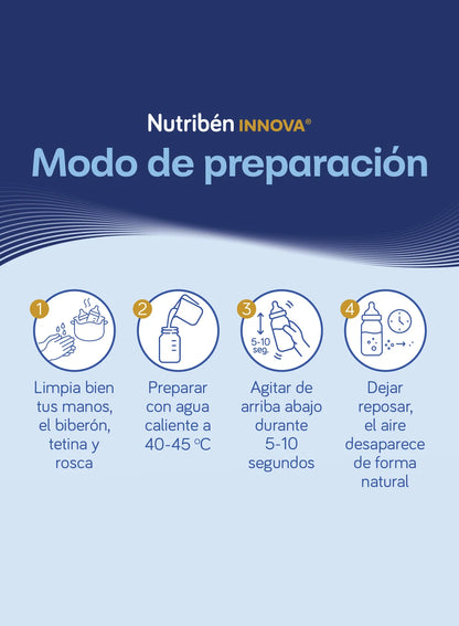 Nutribén innova® 2: Leche de fórmula de continuación para bebés de 6 a 12 meses (4)