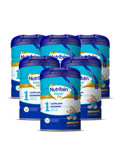 Pack ahorro 6 Nutribén innova® 1: Leche de fórmula para recién nacido