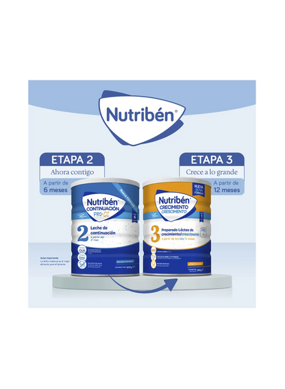 Nutribén® Continuación  Pro-α  2: Leche de fórmula de continuación para bebés de 6 a 12 meses (3)