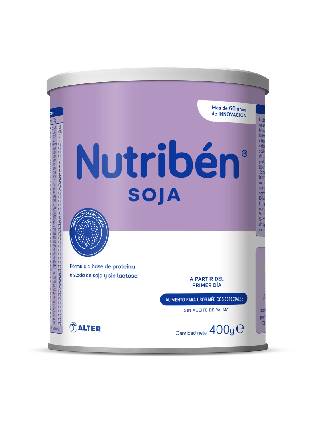 Nutribén® Soja: Leche de fórmula sin lactosa desde el nacimiento