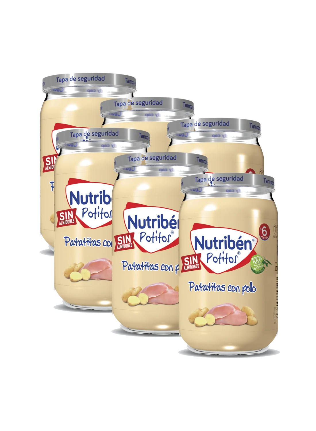 Pack ahorro de 6 Potitos Patatitas con Pollo