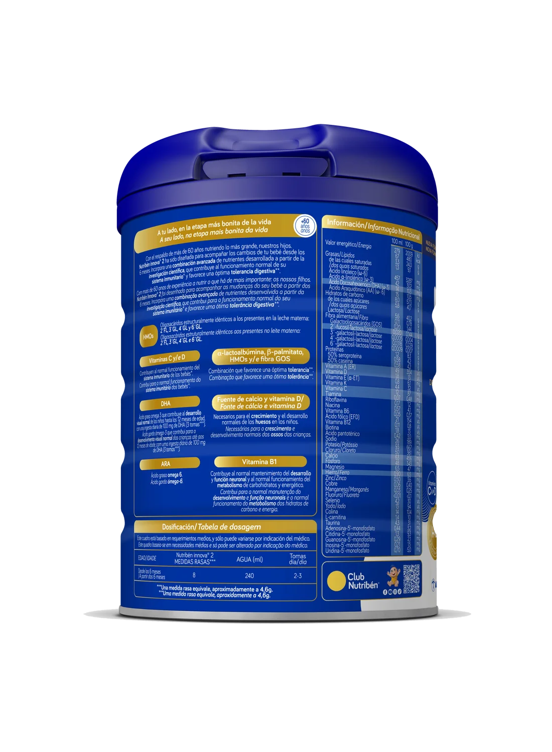 Pack Ahorro Nutribén innova® 2: Leche de continuación de 6 a 12 meses (4)