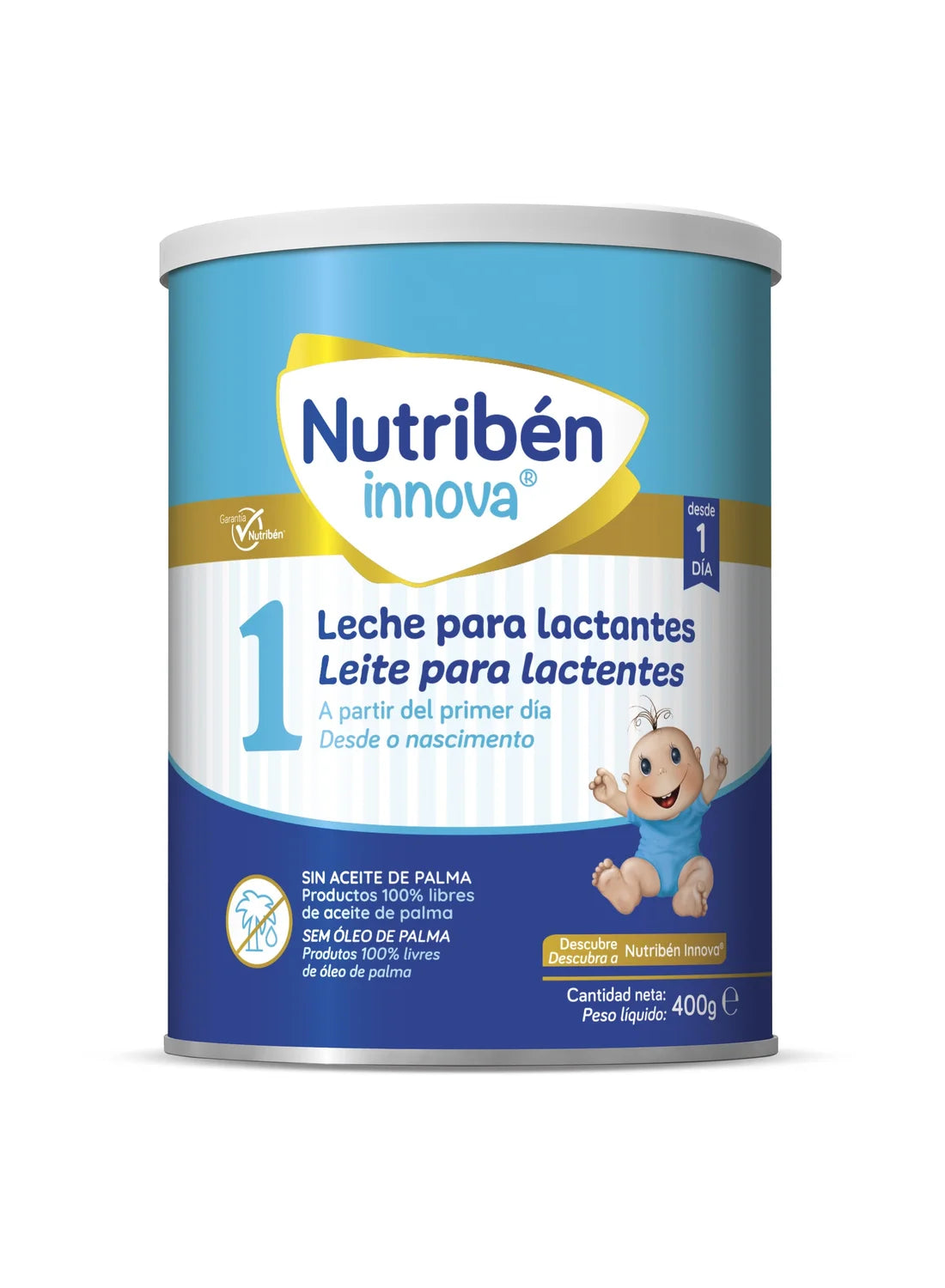 Nutribén innova® 1  : Leche de fórmula para recién nacido 400 gr