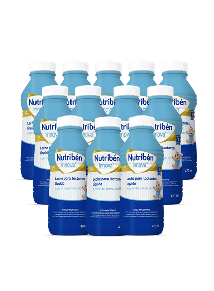 Pack ahorro 12 Leches líquidas Nutribén innova® : Leche de fórmula para recién nacido