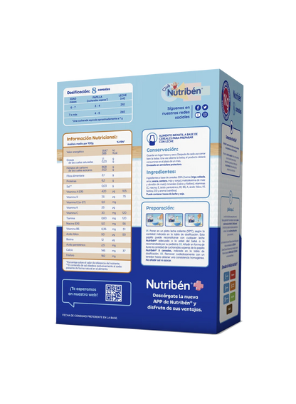 Nutribén® 8 Cereales: formato ahorro, para bebés a partir de 6 meses (1)