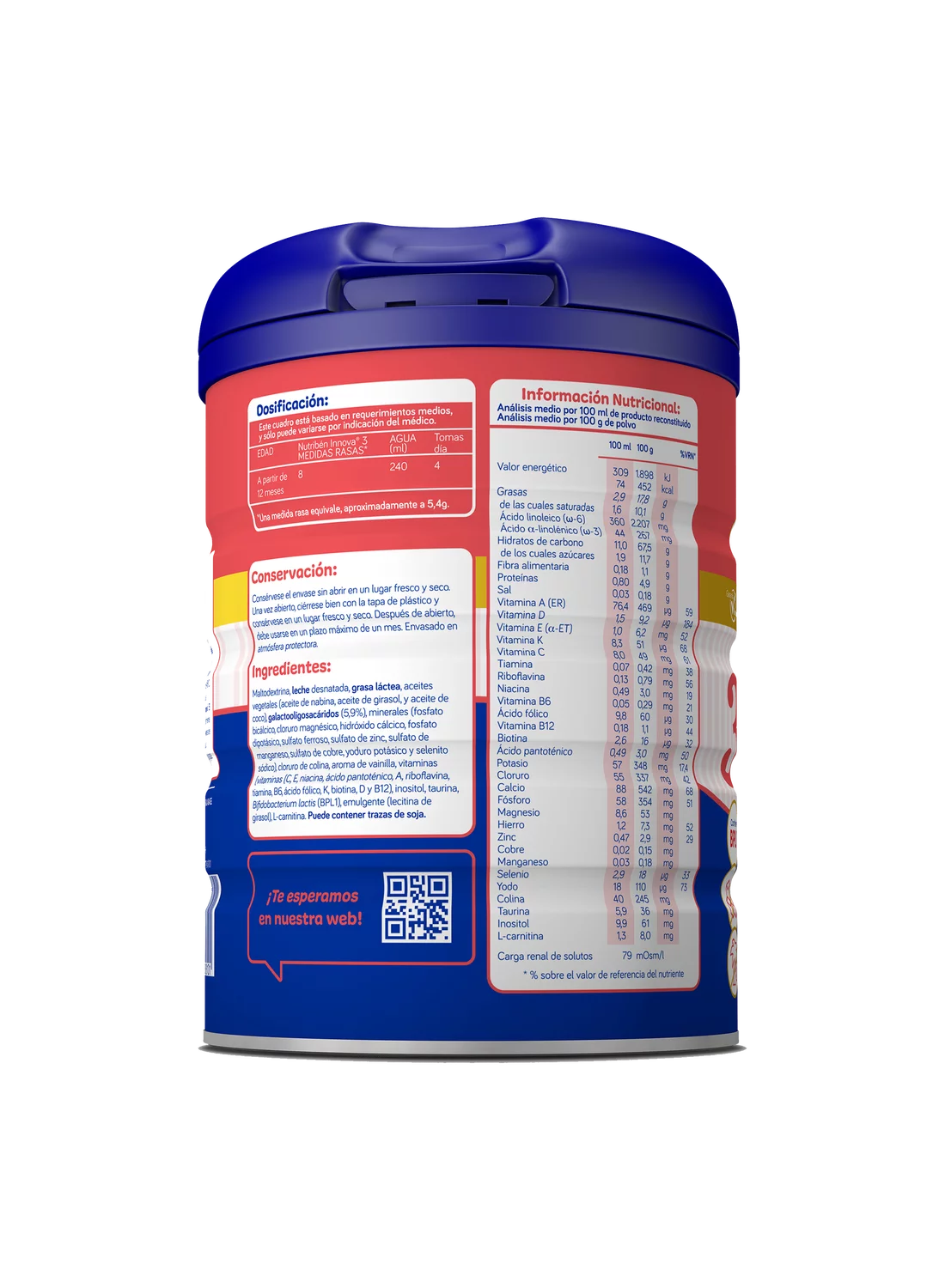 Nutribén innova® 3: Leche de fórmula de crecimiento para bebés de más de 12 meses (2)