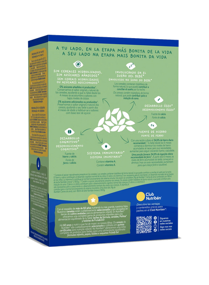 Nutribén® Crema de arroz: cereales sin gluten para tu bebé desde los 4 meses